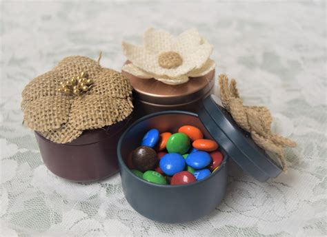 tin candy containers